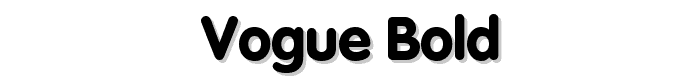 Vogue Bold font
